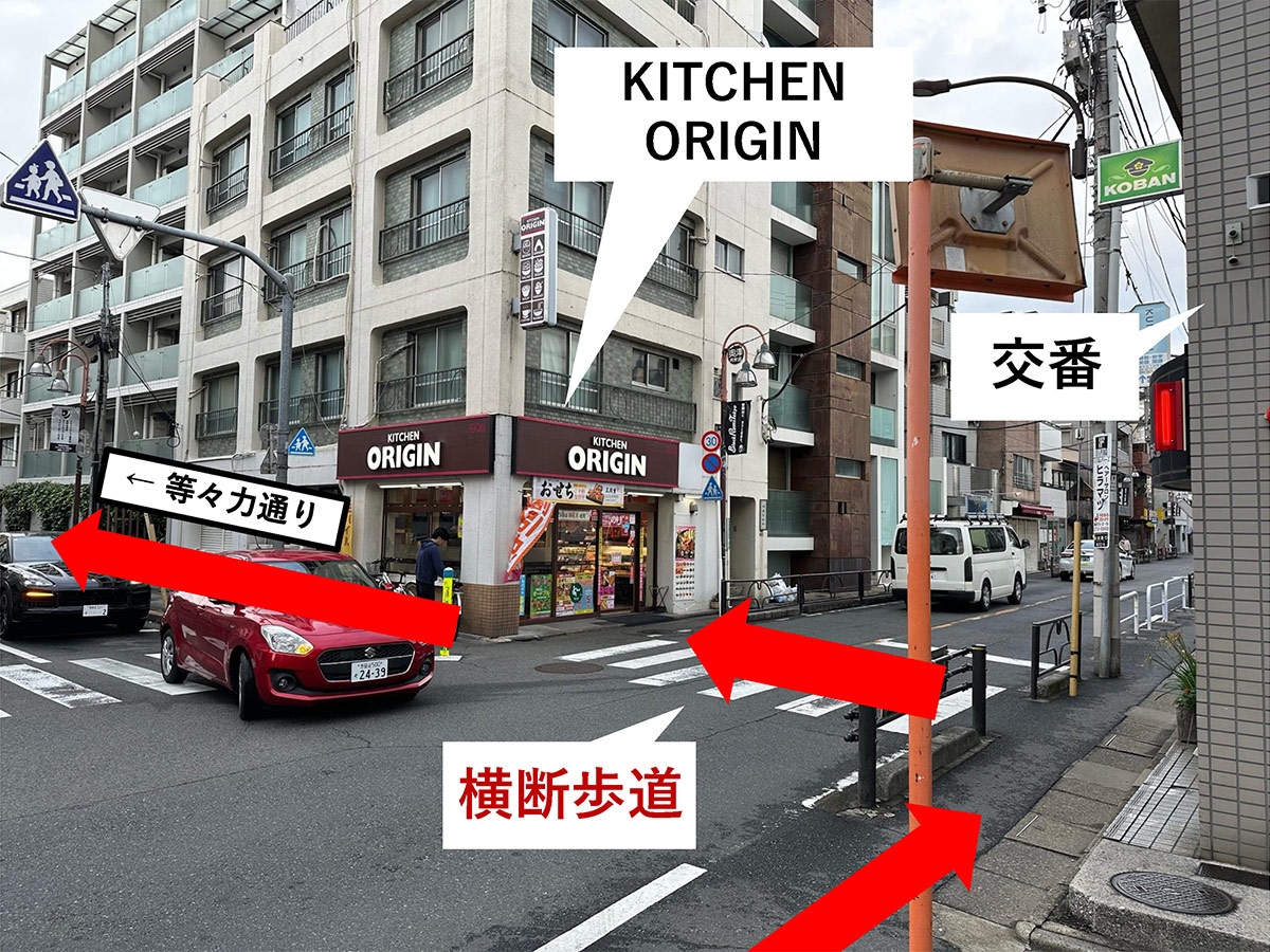 奥沢駅から当院までのアクセス